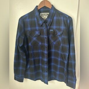 Dixxon Flannel - blue & black